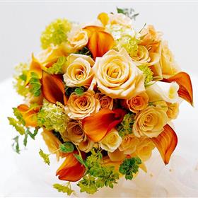 fwthumbPeach Rose & Orange Calla Bouquet.jpg